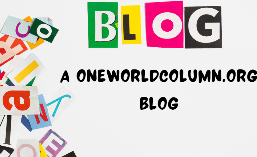 a oneworldcolumn.org blog